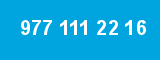 977 111 22 16 977 111 22 16